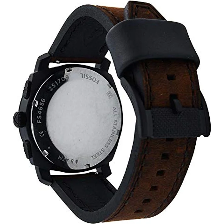 Fossil Herren Armbanduhr FS4656IE Chronograph Leder braun – Bild 6