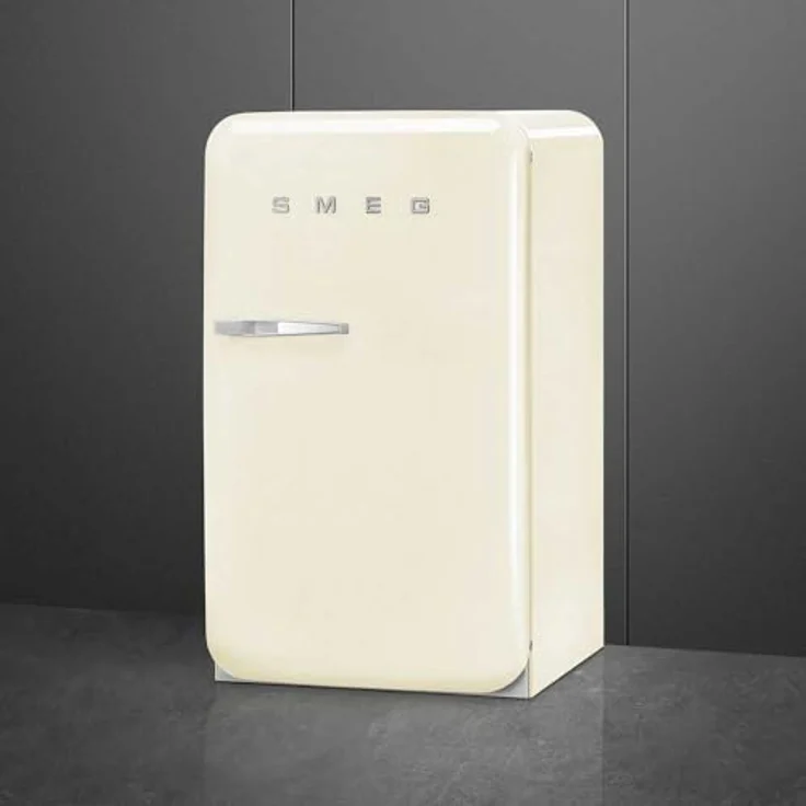 SMEG FAB10RCR6, Stand-Kühlschrank Rechtsanschlag, Creme, 50's Style, 122 l Inhalt, LED Innenbeleuchtung – Bild 4
