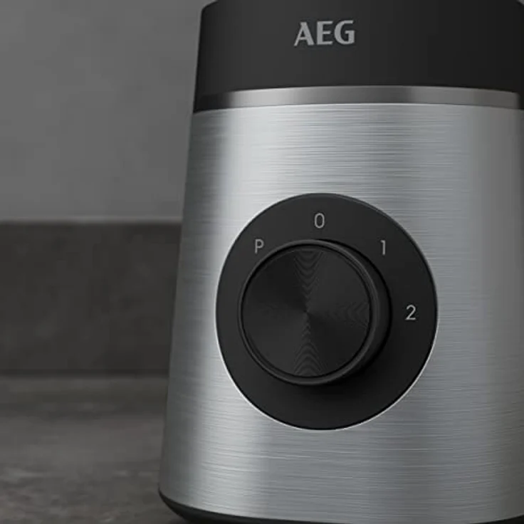 AEG MiniMixer SB4-1-4ST Standmixer / 350 W-Motor / 23.000 U/Min / 2 spülmaschinen- und bruchfeste 600 ml Trinkflaschen / 4-Klingen Messer / Drehregler / BPA-frei / Pulse-Taste / gebürstetes Edelstahl – Bild 5