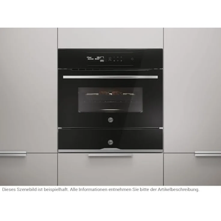 Hoover H-Mikrowelle 500 Combi, 34 L Kombimikrowelle mit 900 W Mikrowellen- und 1500 W Grillleistung, Schwarz – Bild 4