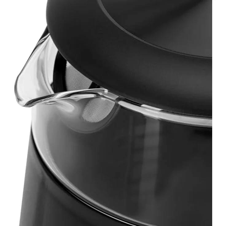 ADLER Wasserkocher AD 1223, 2200W mit 1,7L Kapazität, LED-Display und Touchpanel, 5 Temperaturprogramme, Warmhaltefunktion und Kalkfilter – Bild 4