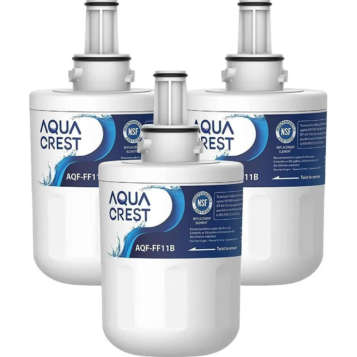 AQUA CREST Wasserfilter Ersatz für Samsung DA29-00003G, 3 Stück, NSF/ANSI zertifiziert, 1.137 Liter frisches Trinkwasser