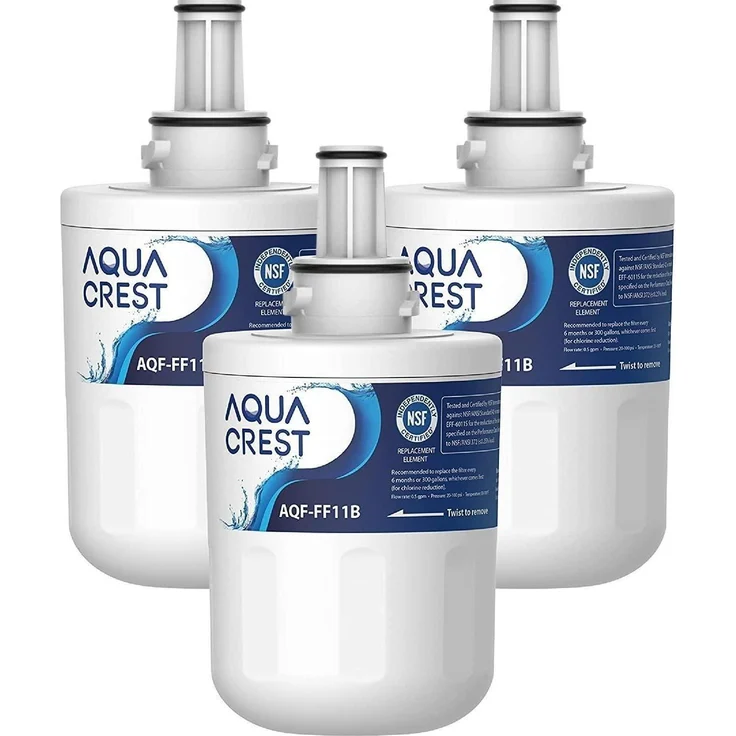 AQUA CREST Wasserfilter Ersatz für Samsung DA29-00003G, 3 Stück, NSF/ANSI zertifiziert, 1.137 Liter frisches Trinkwasser
