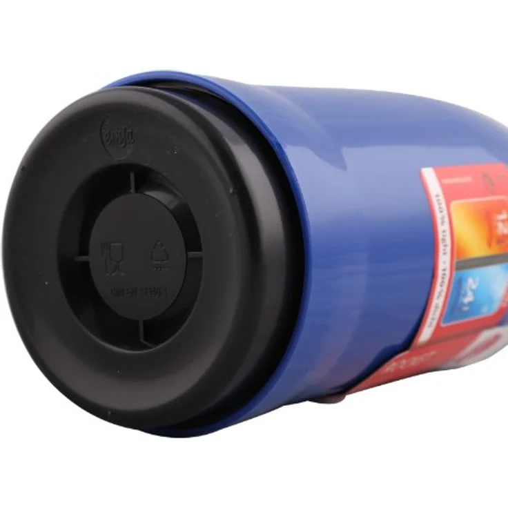 Emsa 502442 Isolierflasche, Mobil genießen, 500 ml, Schraubverschluss, Blau, Rocket – Bild 3
