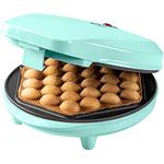 Bestron Bubble-Waffeleisen, Waffelmaker für Bubble Waffeln zum Befüllen mit Eis, Schokolade oder Obst, mit Backampel & Antihaftbeschichtung, 700 Watt, Farbe: Mint