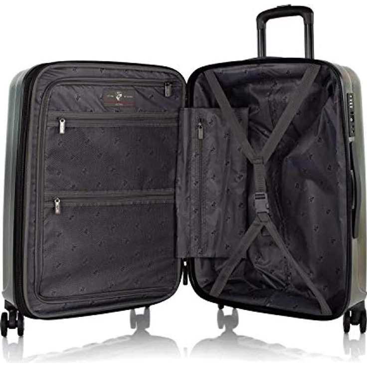 Heys Koffer Astro Charcoal S -matkalaukku, Polycarbonat-Verbundmaterial, TSA-Schloss, 360°-Spinner-Räder, Grau, (32 l, S) – Bild 3