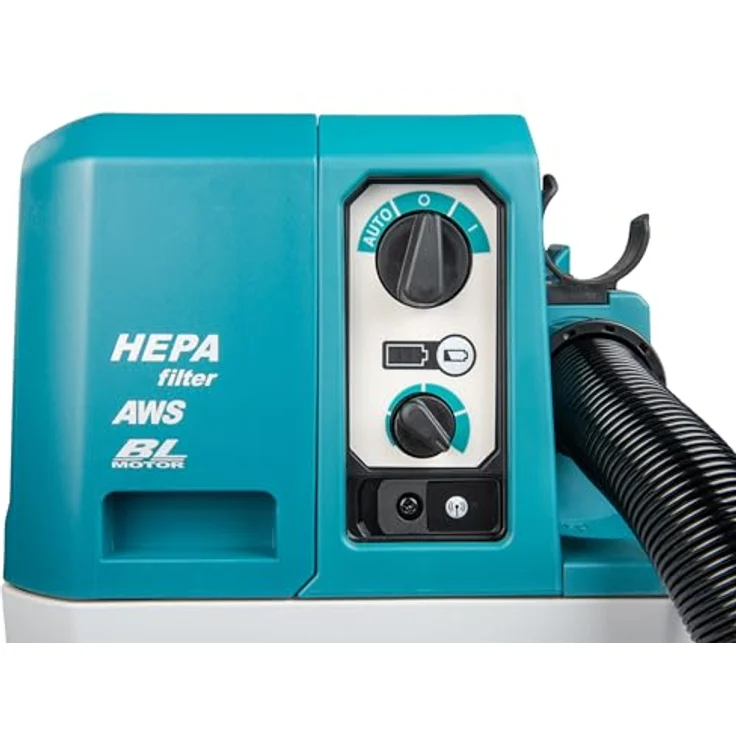 Makita VC013GLZ03 Akku-Staubsauger 40V, Nass- und Trockensauger mit bürstenlosem Motor, AWS-Funktion und 7,5 l Auffangbehälter, ideal für Baustellen – Bild 7