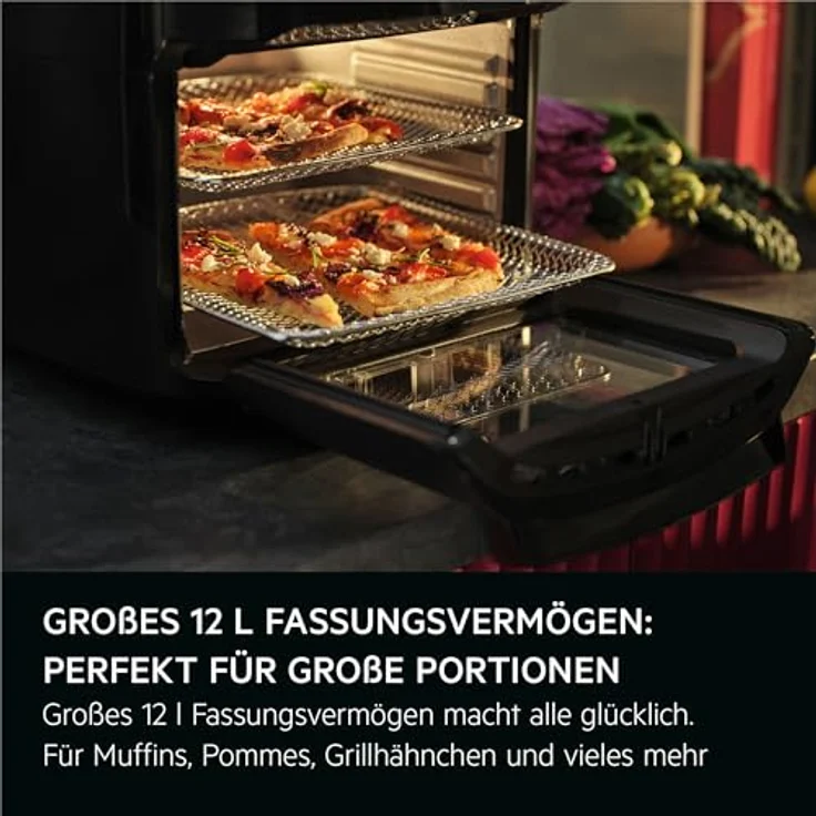 AEG Heissluftfritteuse XXL AAF12B 8000 - Multi-Combo/Fassungsvermögen 12 l, Schwarz – Bild 5