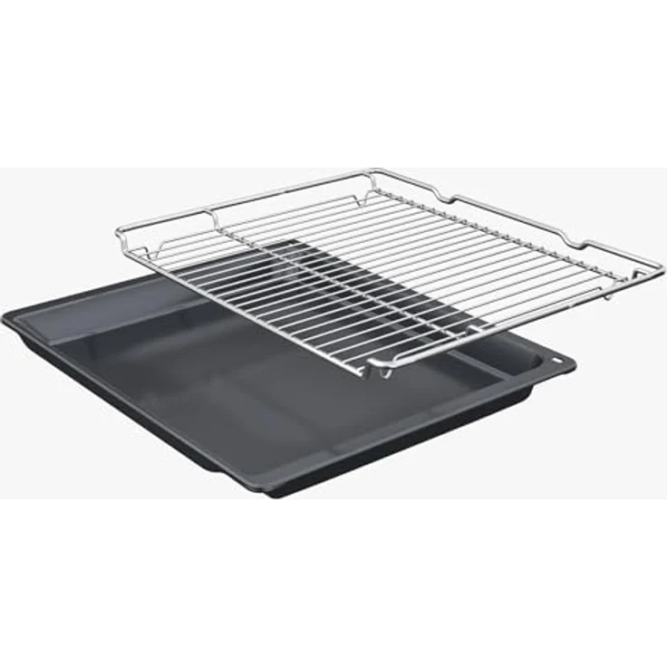 Bosch Serie 4 HBA271BB3 Einbau-Backofen, 71 l Garraum, 5 Beheizungsarten, Schwarz, Selbstreinigung Pyrolyse, TouchControl Bedienung – Bild 7