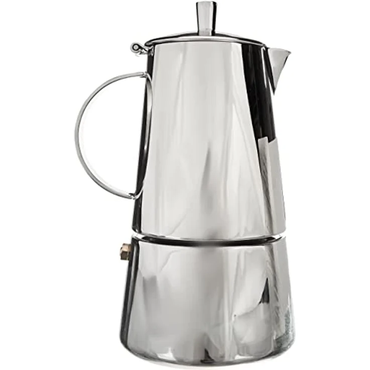 Cilio 202113 Espressokocher Treviso 4 Tassen, Edelstahl, Induktion geeignet – Bild 2