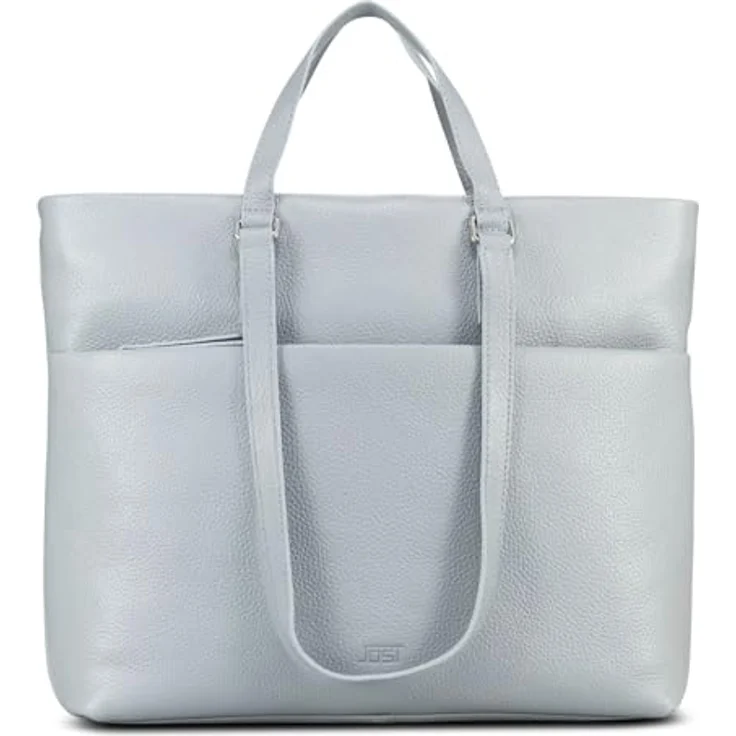 Jost Vika Handtasche, Henkeltasche aus 100% Leder, 36 cm, blau – Bild 1