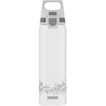 SIGG Total Clear ONE MyPlanet™ Trinkflasche (0.75 L), BPA-freie und auslaufsichere Trinkflasche, bruchfeste Sport Trinkflasche aus Tritan mit Fruchtfilter, Anthrazit