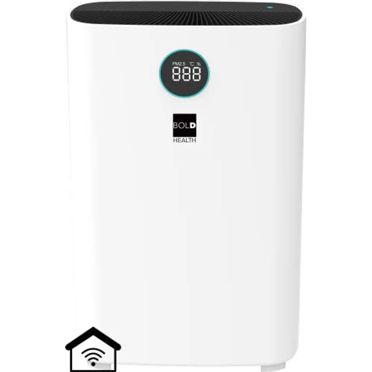 BOLD 10648 Sander, Luftreiniger 43m² mit HEPA 13 Filter, UVC-Licht und Smart Home Funktion, Weiß – Bild 5