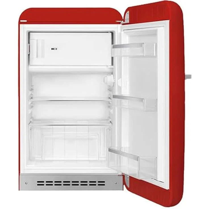 SMEG FAB10RRD6, Stand-Kühlschrank 50s Style, Rot, 122 l Gesamtinhalt, Rechtsanschlag – Bild 2