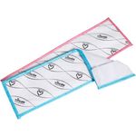 Vileda Staubbesen r-MicroOne CombiSpeed Pro, Einweg-Mop aus recycelten Materialien, rot und blau, 25 Stück pro Packung