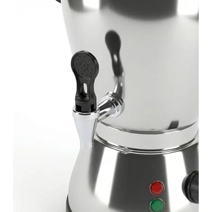 Caytime Samowar 5 L, Edelstahl Teekocher mit automatischer Abschaltung und Temperaturregler – Bild 2