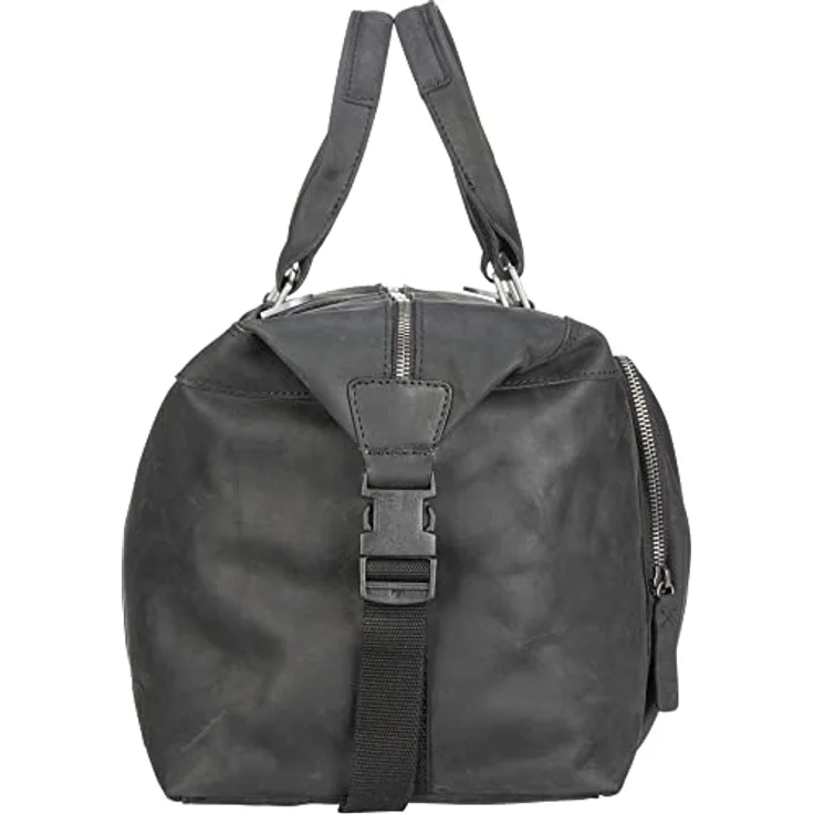 Strellson Richmond Landon Weekender Reisetasche, 50 cm, 100% Leder, schwarz – Bild 5