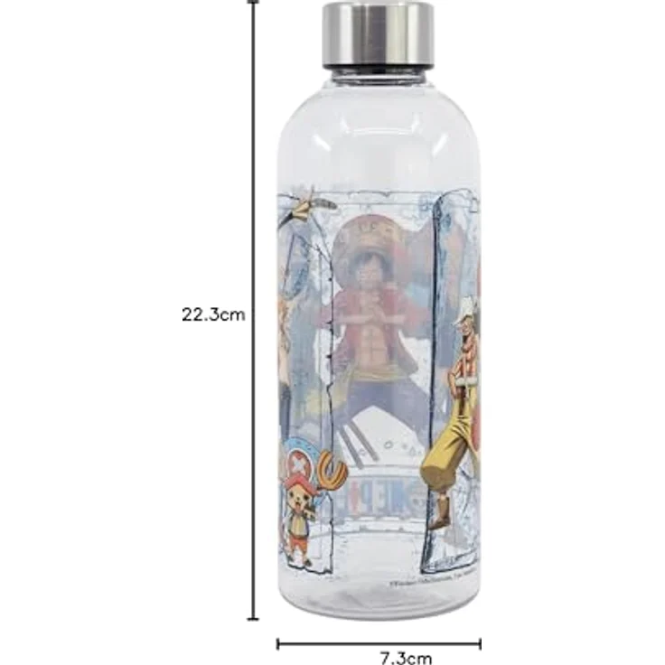 Stor One Piece Trinkflasche, 850 ml Wasserflasche im Anime-Design für Schule & Sport mit Schraubverschluss und Griff – Bild 4