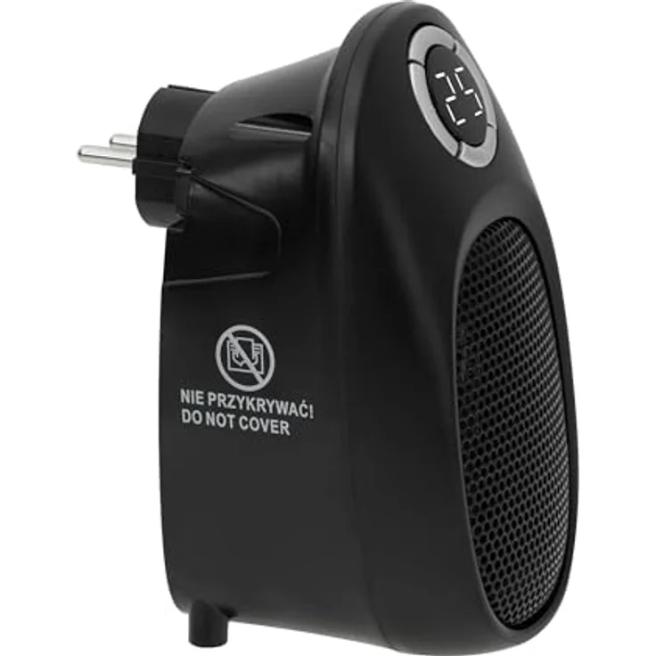 Adler Thermofan - Easy Heater AD 7726 Ceramic 400 W Number of power levels 2 Suitable for rooms up to 32 m² Black, Konvektor – Bild 3