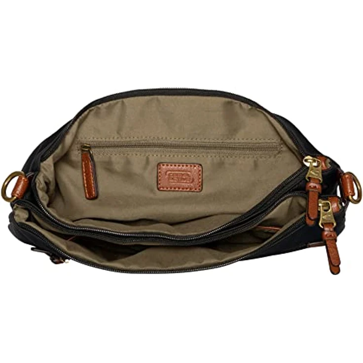 Camel Active Bari Umhängetasche, 33 cm, Schwarz, sportliche Handtasche mit mehreren Reißverschlusstaschen und modischem Umhängeriemen – Bild 4