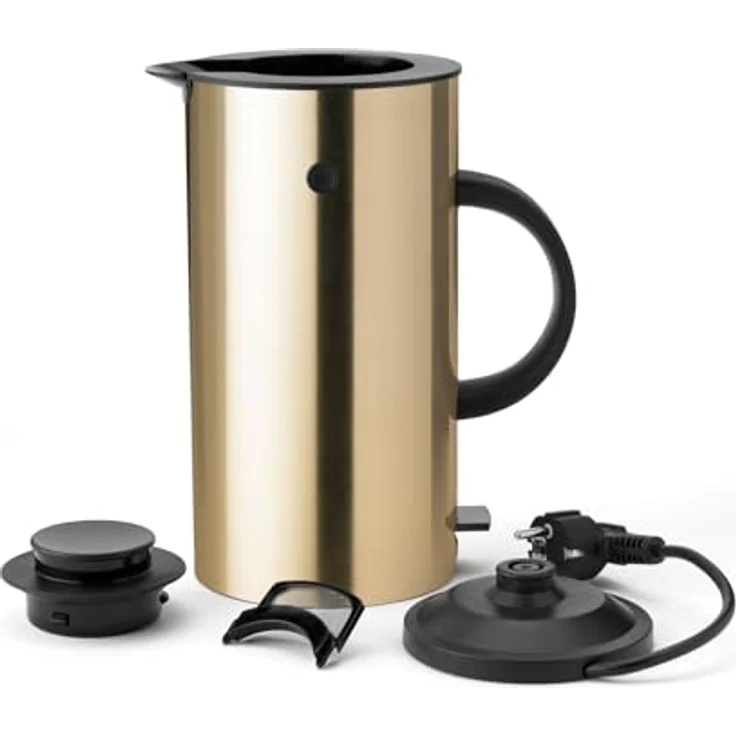 Stelton EM77 electric kettle (EU) 1.5 l. brushed brass, Design by Erik Magnussen, Trockenlaufschutz & Sicherheitsabschaltung – Bild 2