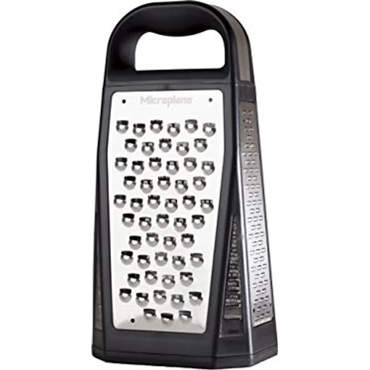Microplane Turmreibe Elite mit 5 Reibflächen Fein, Grob, Sehr Grob, 2-Wege-Schneide & Raspel - Küchenreibe mit Edelstahl-Klingen – Bild 3