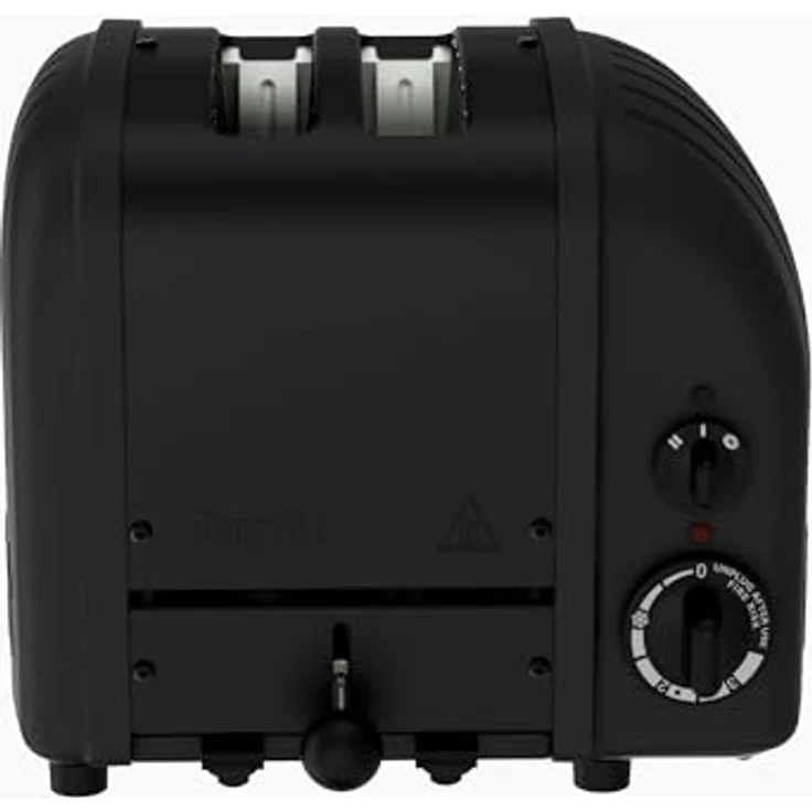 Dualit Classic 2-er Toaster Stealth, mattschwarzes Design mit ProHeat-Heizelementen und vielfältigen Funktionen – Bild 3