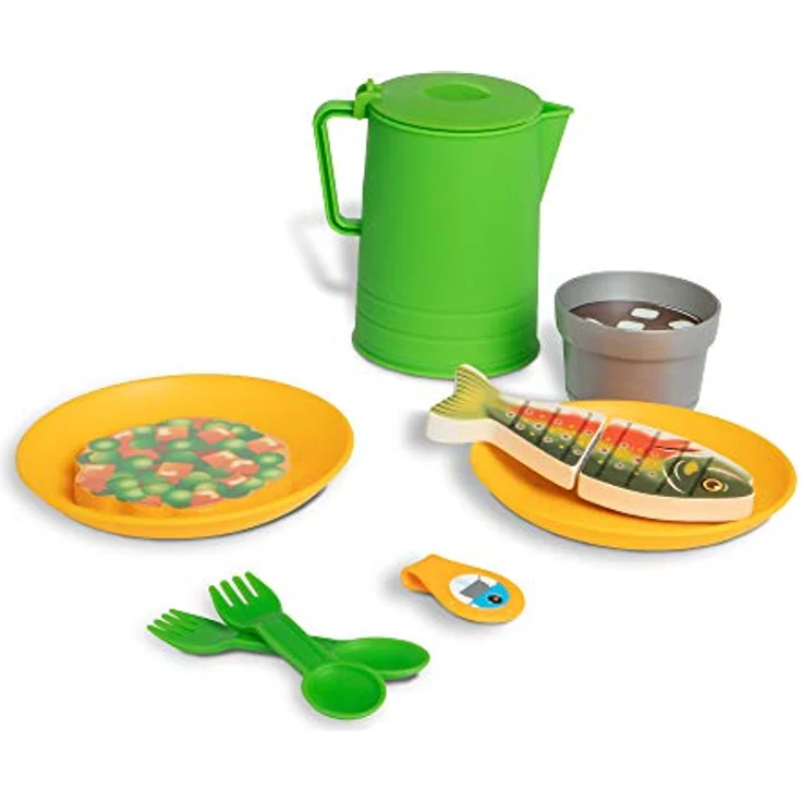Melissa & Doug spielset Campingkocher 46 x 31 cm Holz 27-teilig – Bild 3