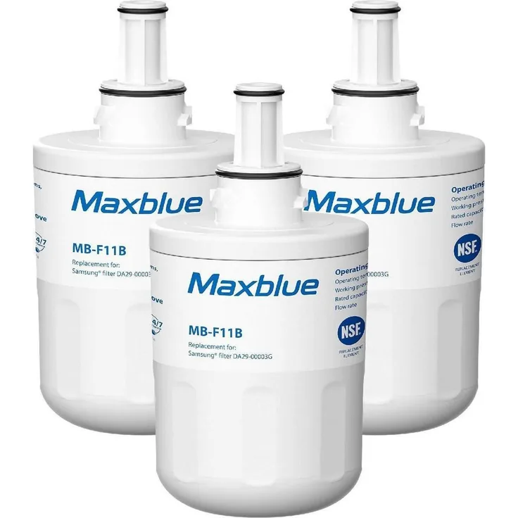 Maxblue Kühlschrank Wasserfilter Ersatz DA29-00003G, 3 Stück, bleifrei, reduziert Chlor, einfache Montage
