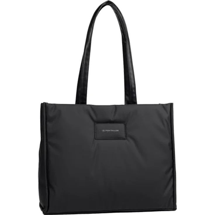 Tom Tailor Patti Shopper Tasche, 37 cm, schwarz, aus 100% Polyurethan, 13.5 cm x 29.5 cm – Bild 1