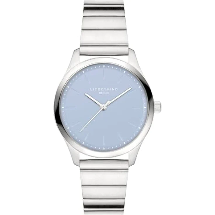 Liebeskind Berlin Armbanduhr LT-0387-MQ Silber, Damenuhr mit poliertem Edelstahlgehäuse und Edelstahlband – Bild 1