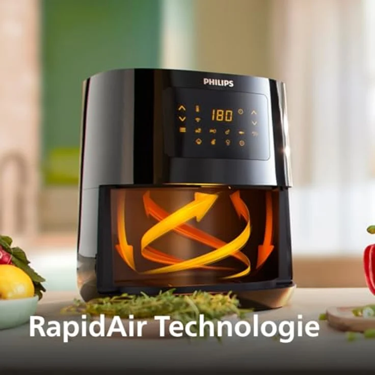 Philips Airfryer 5000 Series Connected HD9255/80, Heißluftfritteuse mit Smart-Funktionen – Bild 4