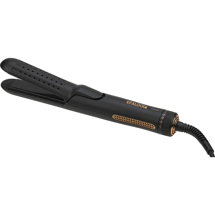 Efalock STYLAIR Stylingeisen mit AIRFLOW, 5 Temperaturstufen (140-220 °C), Überhitzungsschutz, 3 m 360° Drehkabel