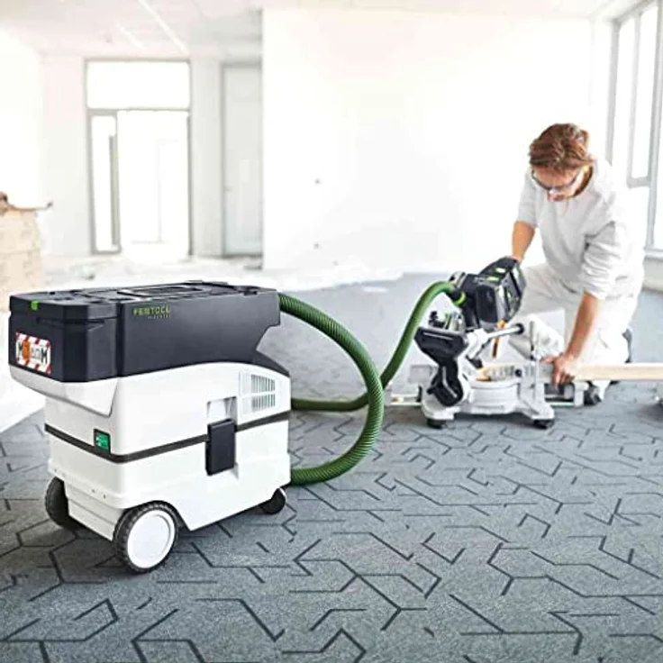 Festool Akku-Absaugmobil CLEANTEC CTLC MINI I-Basic, kompakter Nass- und Trockensauger mit 36 V Turbine, Bluetooth® Autostart und 3-stufiger Saugleistungsregulierung – Bild 6