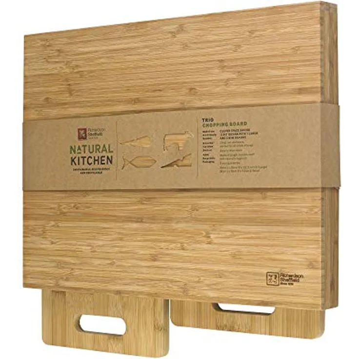 RICHARDSON SHEFFIELD SINCE 1839 Trio Schneidebrett Bambus, Beige