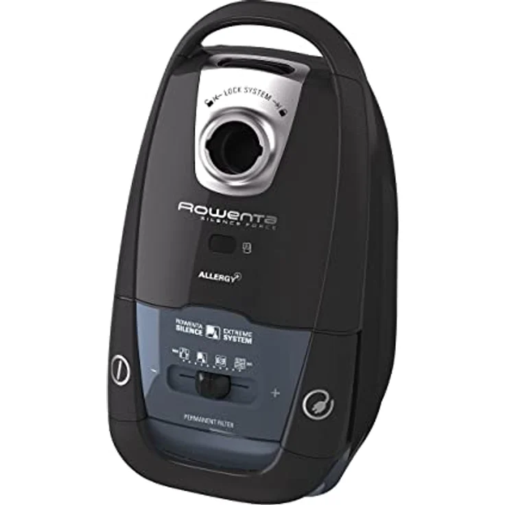 Rowenta RO7755 Silence Force Allergy+ Bodenstaubsauger mit Beutel | Effitech-Motor | 75 dB(A) | 4,5 Liter Fassungsvermögen | 750 Watt Leistung | Schwarz – Bild 4