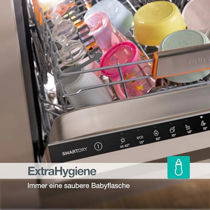 GORENJE GV642D65, Einbaugeschirrspüler, 60 cm, vollintegrierbar, 70 °C Maximaltemperatur, Einphasen-Asynchronmotor – Bild 9