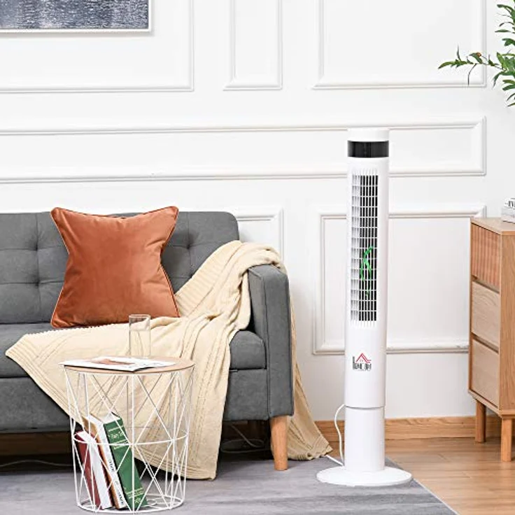 HOMCOM Standventilator Turmventilator mit Fernsteuerung – Bild 3