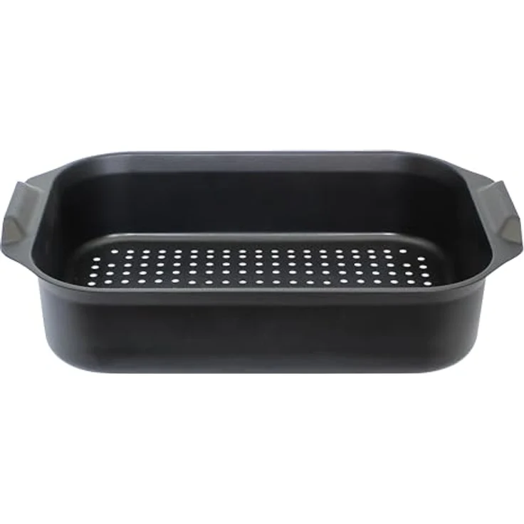 ELO Duo Vital Aluguss Bräter mit Dünsteinsatz, keramische Antihafteffekt-Beschichtung, Glasdeckel, Induktionsboden, für alle Herdarten geeignet, 40 x 26 cm – Bild 5