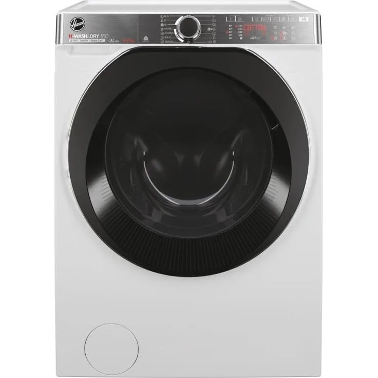 Hoover H-WASH&DRY 550 H5DPB 485BC9/1-S Waschtrockner, 8 kg Waschen, 5 kg Trocknen, 1400 U/min, Energieeffizienzklasse A, Weiß D