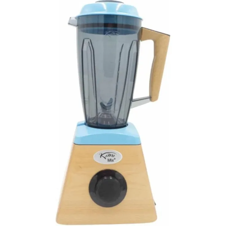 KoMo KomoMix, Standmixer aus Buchenvollholz mit 1,7L Tritanbehälter, 30000 U/min, erhältlich in schwarz, rot, weiß, grün, blau, gelb