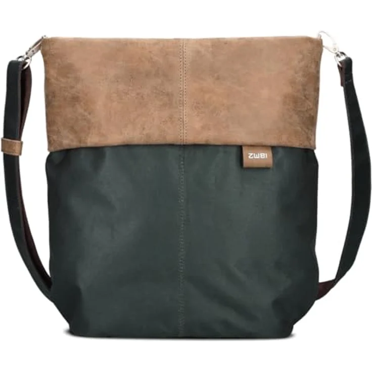 Zwei Olli Umhängetasche 31 cm, braun, 100% Polyester, 31 cm x 13 cm x 32 cm – Bild 3