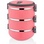 Hermia Concept Çeen- DYN1109 Vorratsdosen, 100% Edelstahl, rot