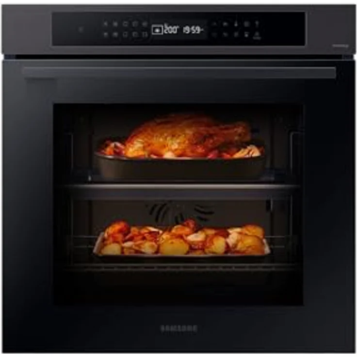 Samsung NV7B4040VBB Einbau-Multifunktionsbackofen, 76 l, 2950 W, A+, Schwarz, SmartThings Unterstützung, Dampfreinigung, 270 °C max. Temperatur – Bild 4