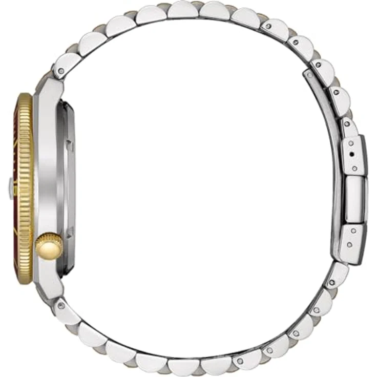 Citizen NJ0234-58X Herrenuhr Automatik Edelstahl Bicolor mit rotem Zifferblatt, 40 mm, wasserdicht bis 10 ATM – Bild 3
