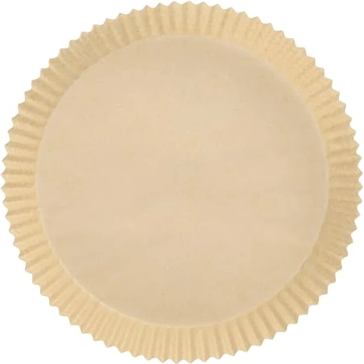 PAPSTAR 100 Backpapiere Ø 20 cm · 4,5 cm braun für Heißluftfritteusen – Bild 4
