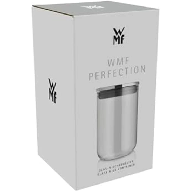 WMF Perfection Glas Milchbehälter 0,6l, Zubehör Perfection Kaffeevollautomaten der Serie 600, einfache Milchzubereitung, Handhabung, Aufbewahrung Milch, leichte Reinigung: Tests, Infos & Preisvergleich