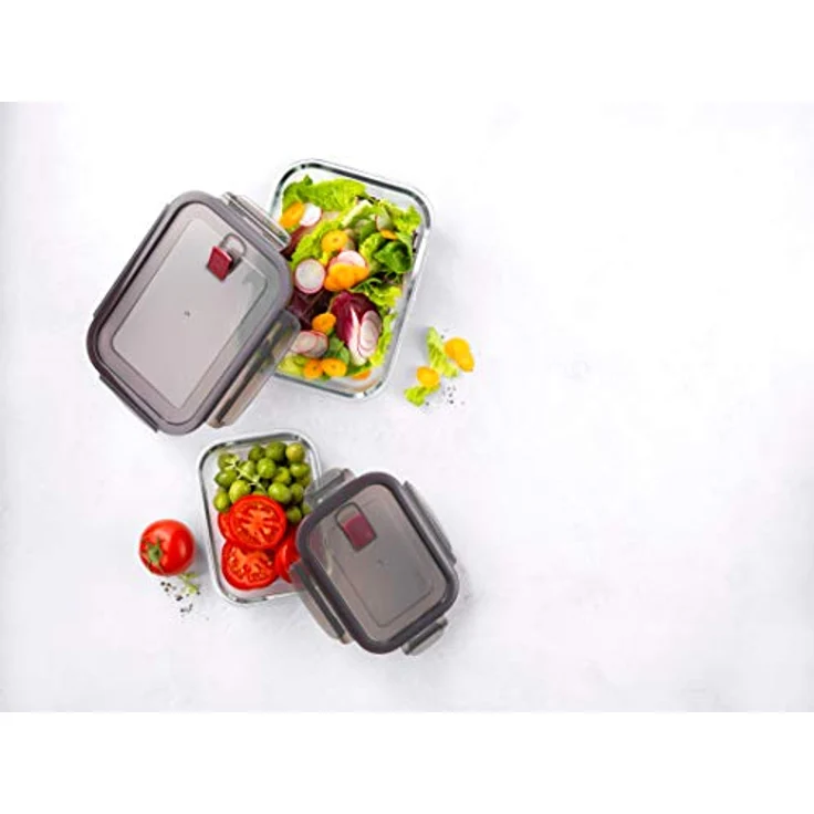 ZWILLING Gusto Glasdose, Rechteckig, 600 ml, temperaturbeständiges Glas, luftdicht und auslaufsicher – Bild 4