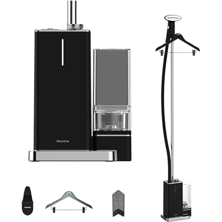 SteamOne - Professioneller Steamer & Dampfglätter George - 2000W, Antibakterielle Dampfbürste, 45s Einsatzbereit, für alle Textilien