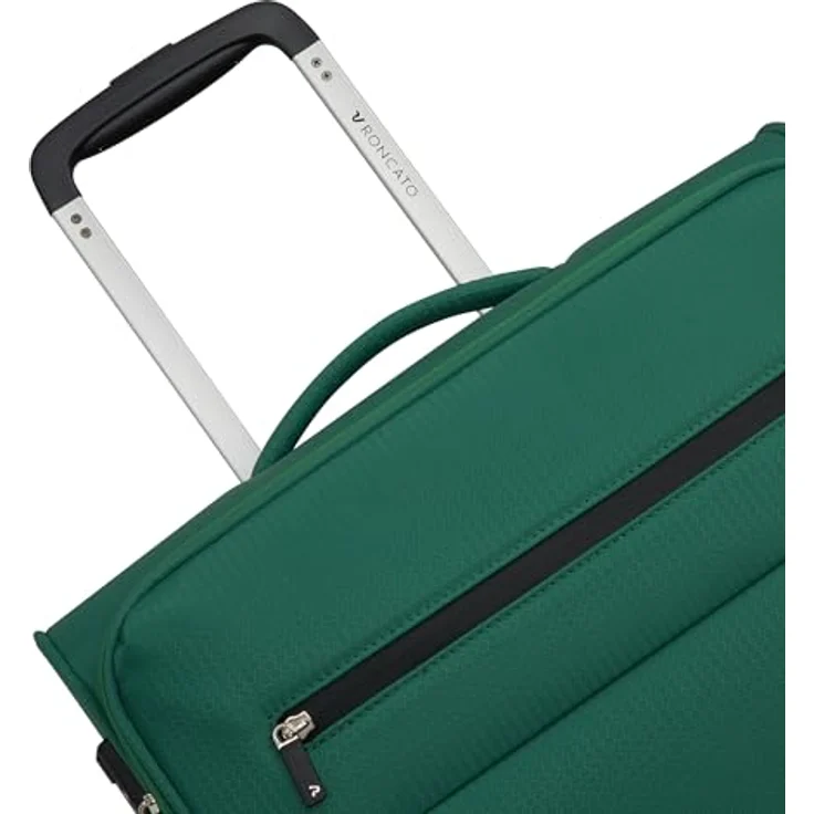 Roncato Lite Soft Neon, 4 Rollen Kabinentrolley 55 cm, grün, 100% Polyester – Bild 9